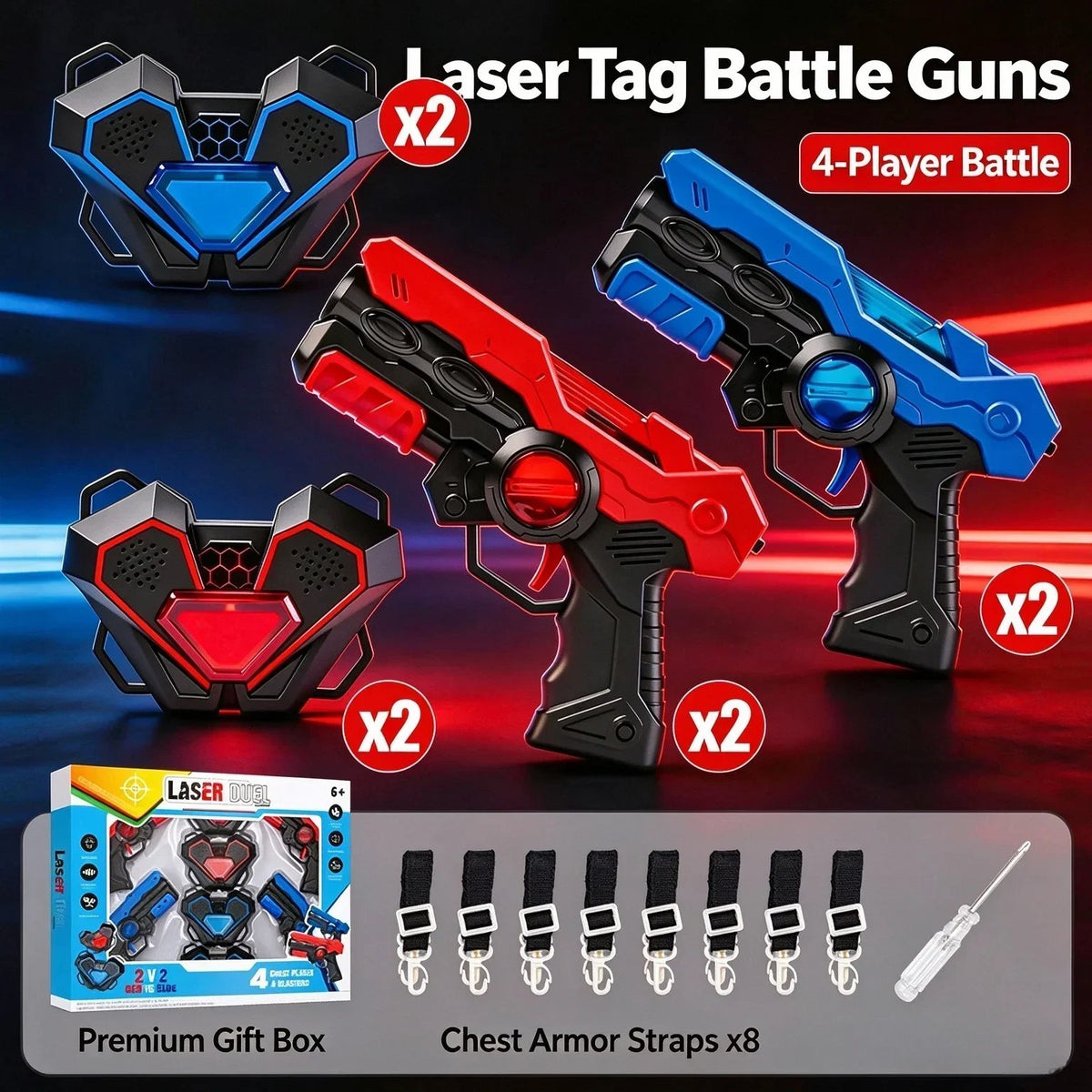 ๐ Laser Battle Gun Set โ Bring Home the Ultimate Laser Battle Experience!