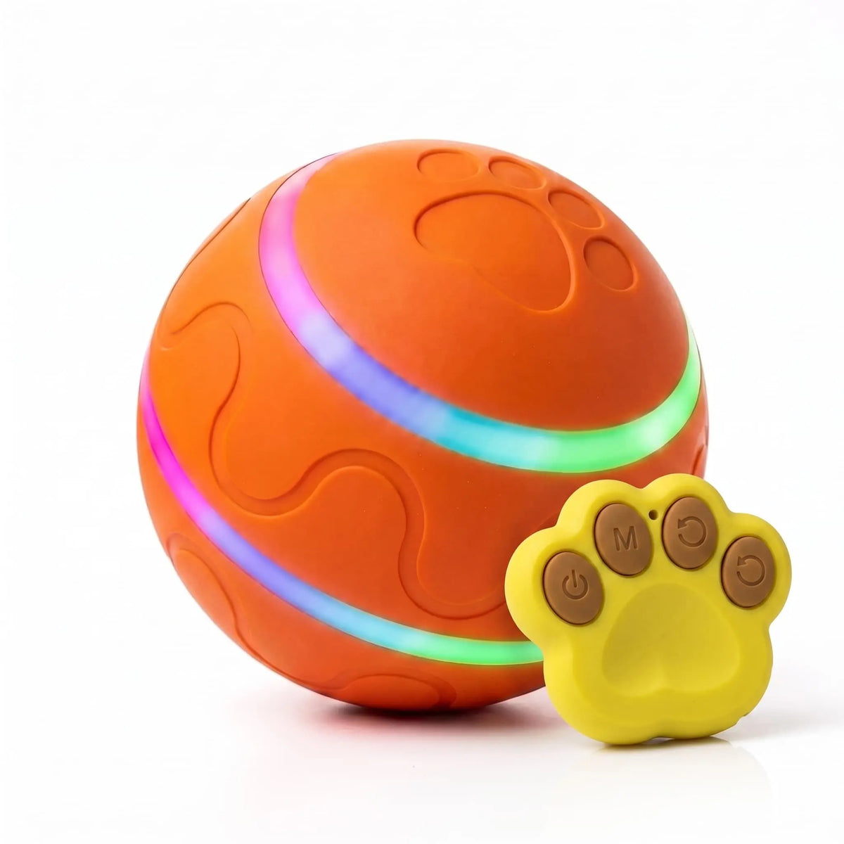 🐶 Smart Interactive LED Automatic Rolling Dog Toy Ball