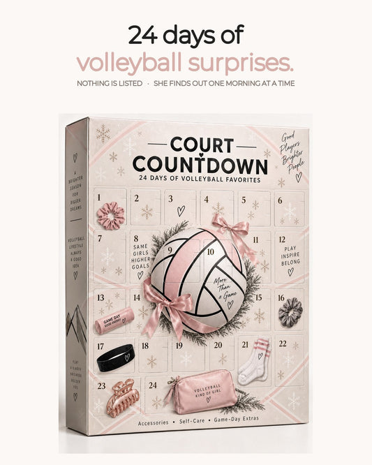 Volleyball-Themed Christmas Advent Calendar