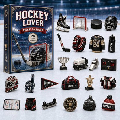 🔥🎁2D CHRISTMAS KICKOFF 43% OFF - Hockey Lover Advent Calendar 2026-3.7cm