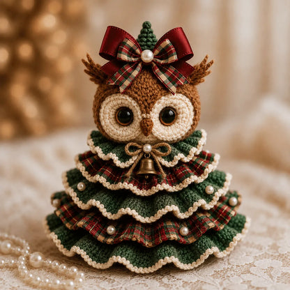🔥🎄Crochet Animal Christmas Tree DIY Kit – Stitch a Little Christmas Magic(Material kit (not finished product)