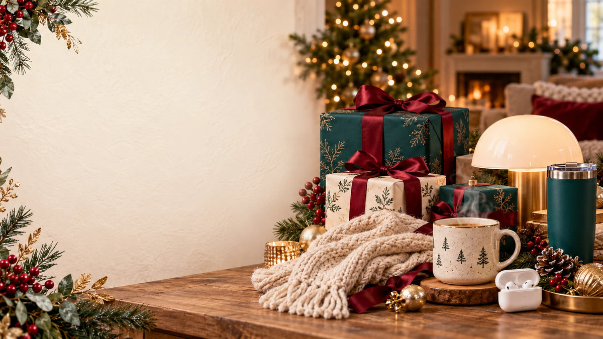 Seasonal gifts and everyday home essentials
