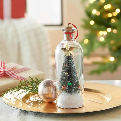 ✨Limited Time 50% Off🎄 8" Recordable Christmas Tree Message In A Bottle