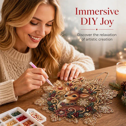 🎅Early Christmas Gift 49% OFF🎄Christmas Diamond Art Hanging Kit