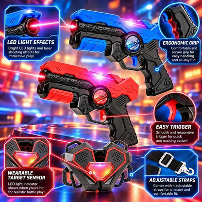 🚀 Laser Battle Gun Set — Bring Home the Ultimate Laser Battle Experience!