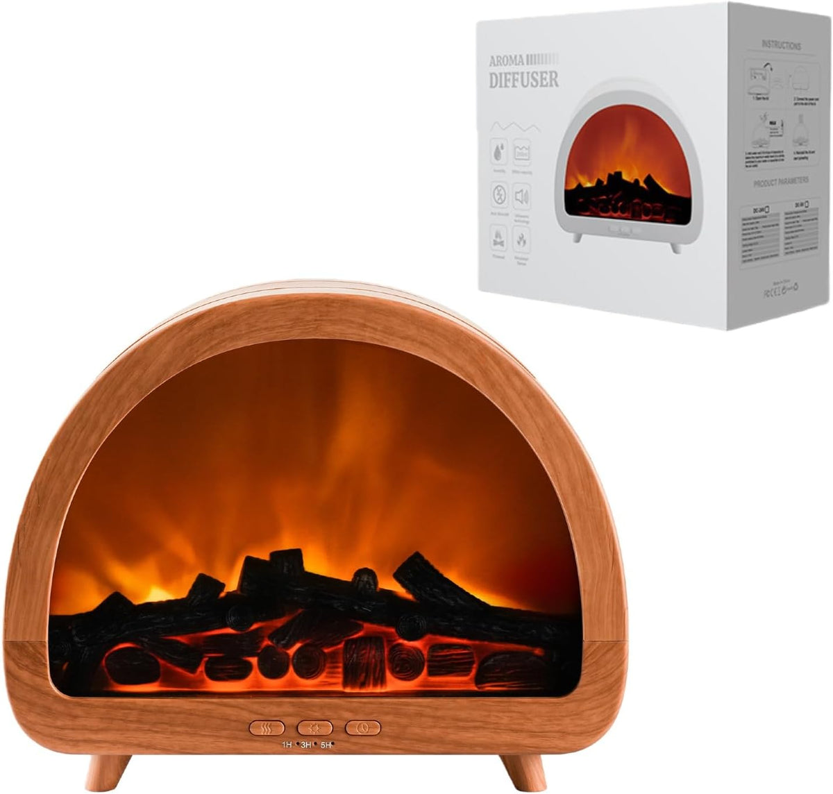 Fireplace Flame Aroma Diffuser &amp; Humidifier