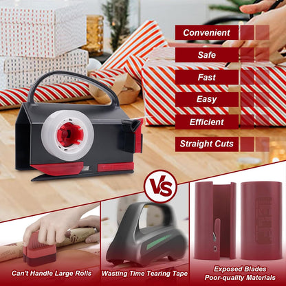 2-in-1 Gift Wrap Cutter & Tape Dispenser
