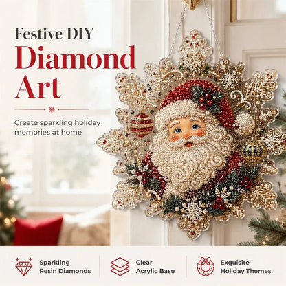 🎅Early Christmas Gift 49% OFF🎄Christmas Diamond Art Hanging Kit