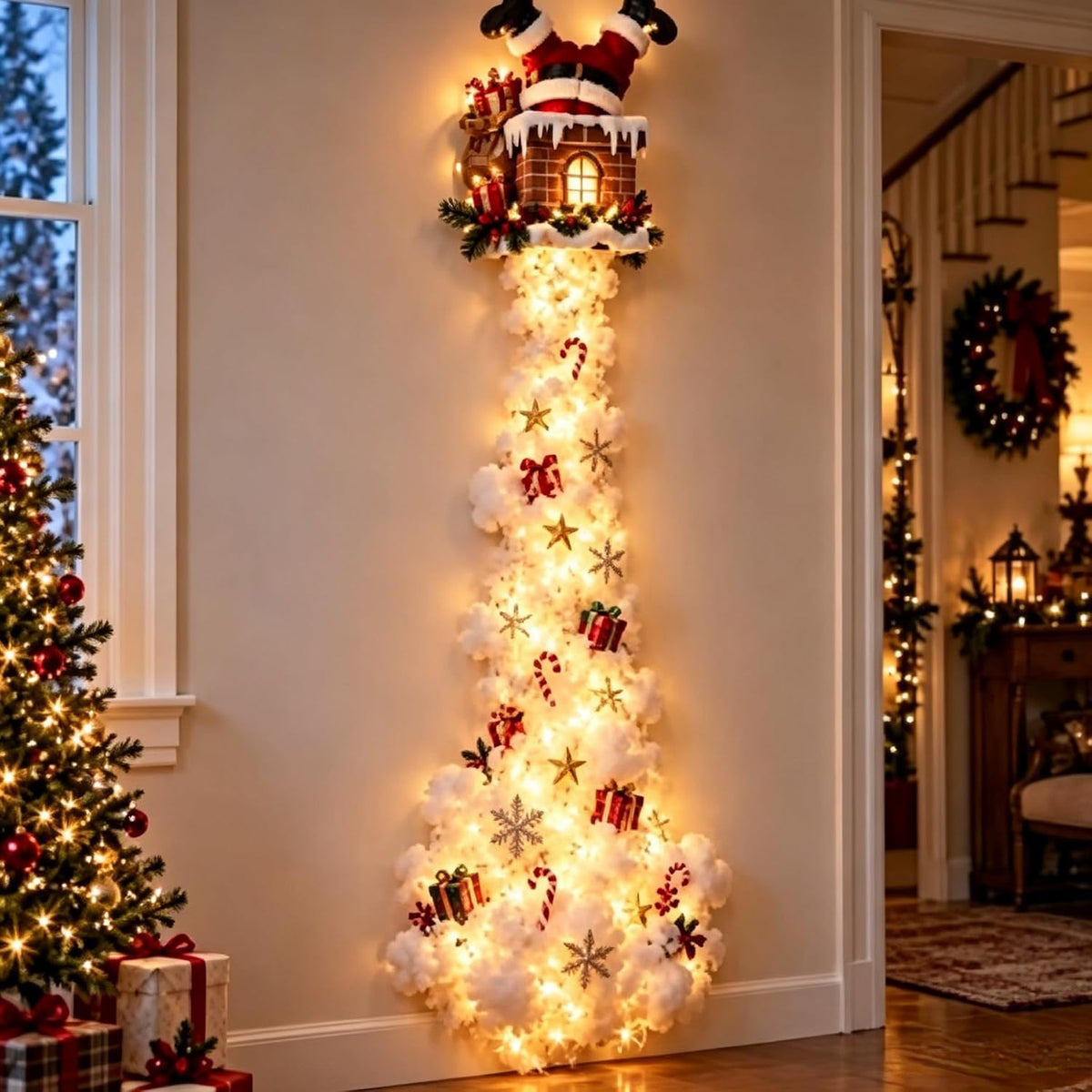Christmas Wall Light Decor