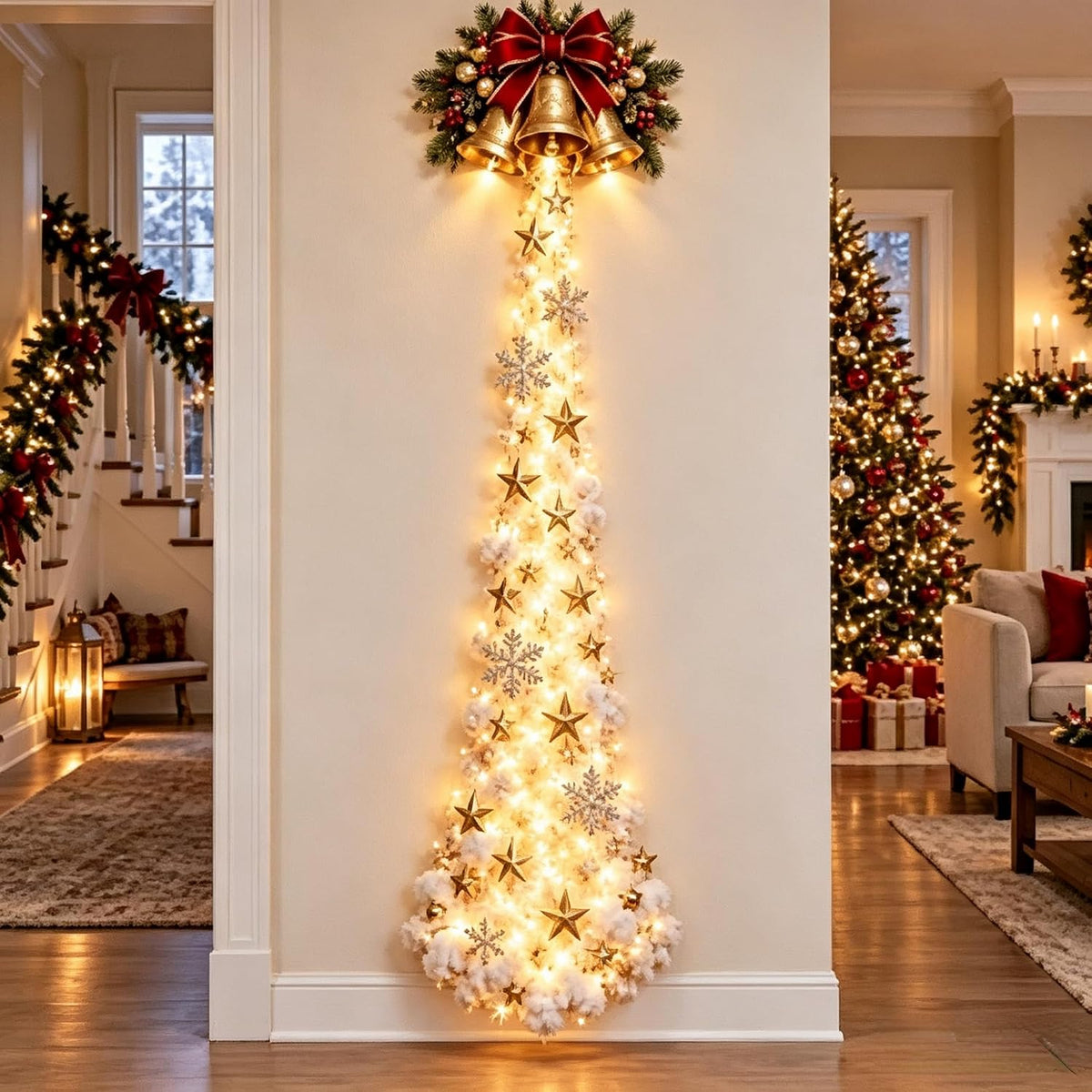 Christmas Wall Light Decor