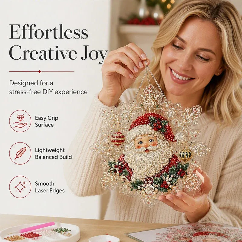 🎅Early Christmas Gift 49% OFF🎄Christmas Diamond Art Hanging Kit