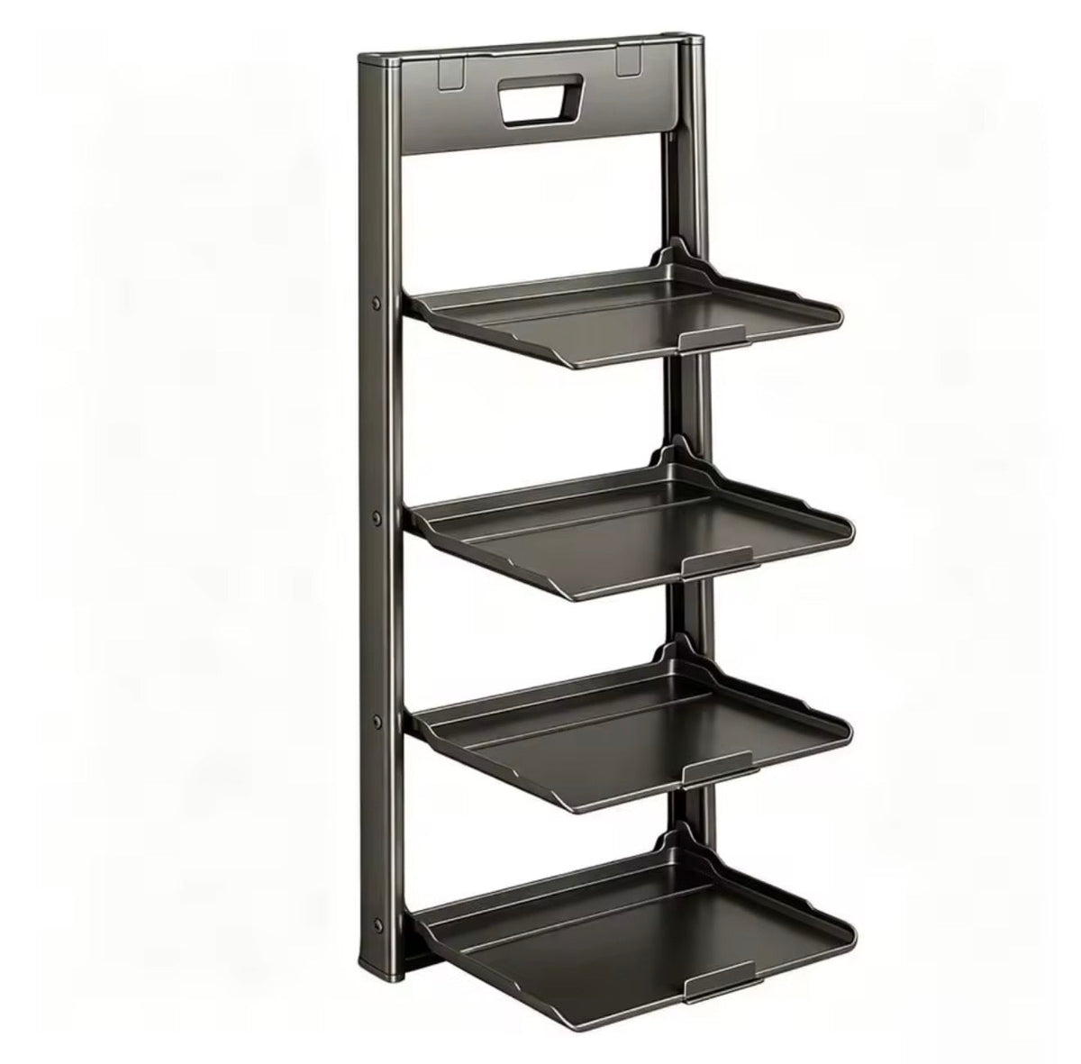 Foldable Wall-Mounted Kitchen Storage Rack