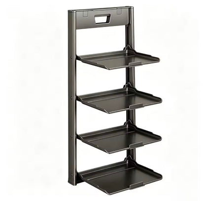 Foldable Wall-Mounted Kitchen Storage Rack