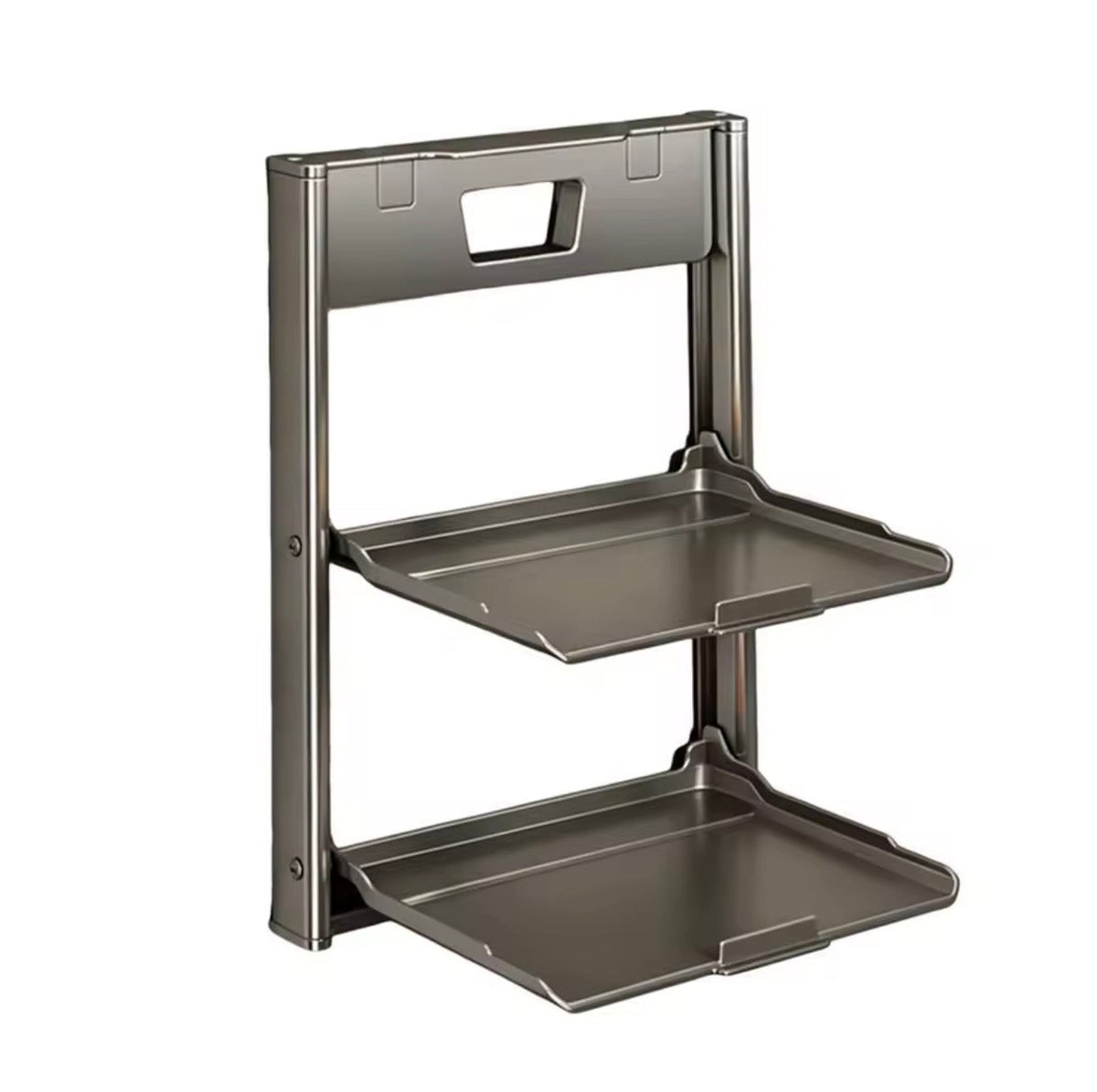 Foldable Wall-Mounted Kitchen Storage Rack