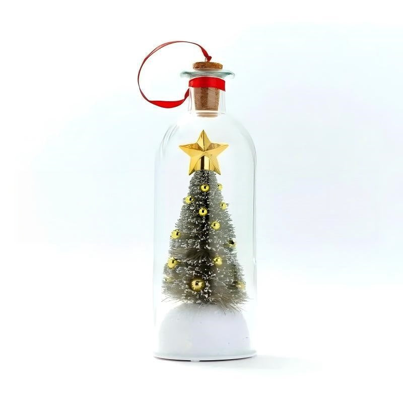 ✨Limited Time 50% Off🎄 8" Recordable Christmas Tree Message In A Bottle