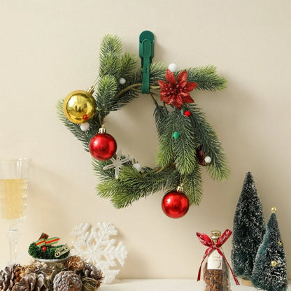 🎄 50% OFF! ✨ Silicone Christmas Wreath Ties & Traceless Hooks – Damage-Free Garland & Holiday Decor Fasteners, Stretchable Reusable Silicone Straps with High-Adhesion Removable Wall Hooks – 10-Second Quick-Wrap for Wreaths, Banisters & String Lights 🎅