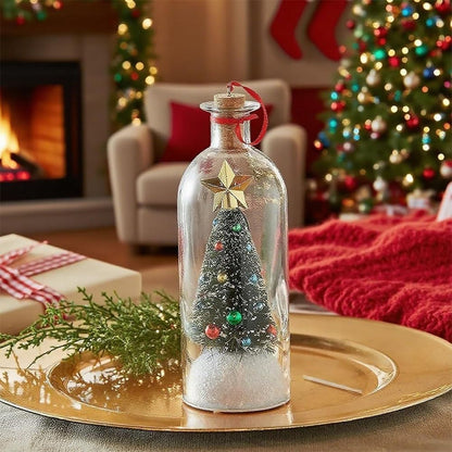 ✨Limited Time 50% Off🎄 8" Recordable Christmas Tree Message In A Bottle
