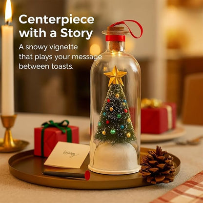 ✨Limited Time 50% Off🎄 8" Recordable Christmas Tree Message In A Bottle