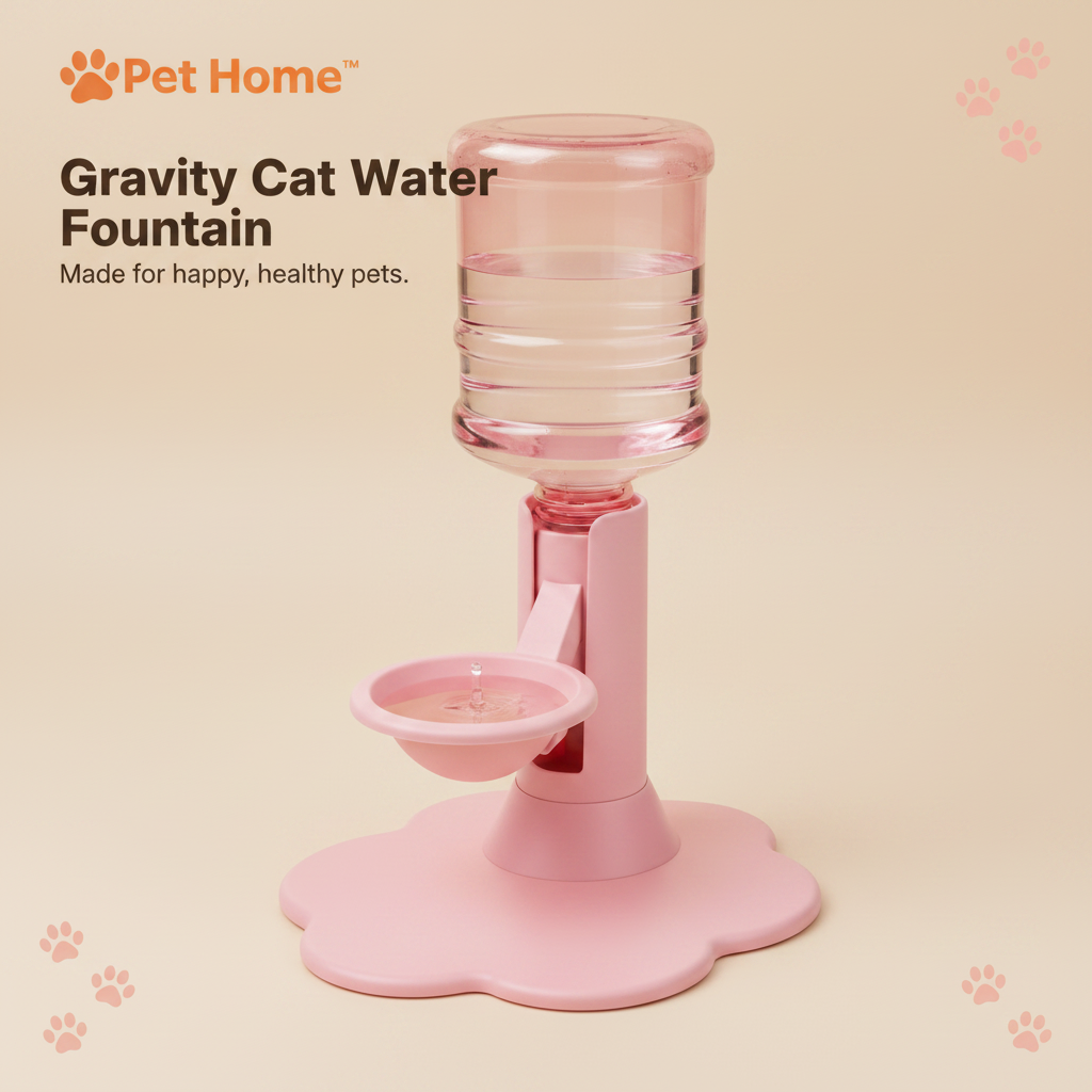 Gravity Cat Water Fountain