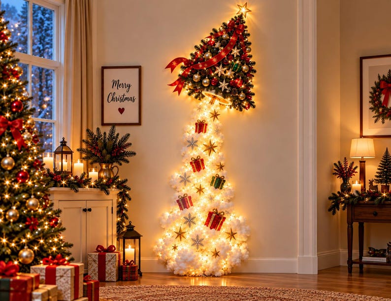 Christmas Wall Light Decor