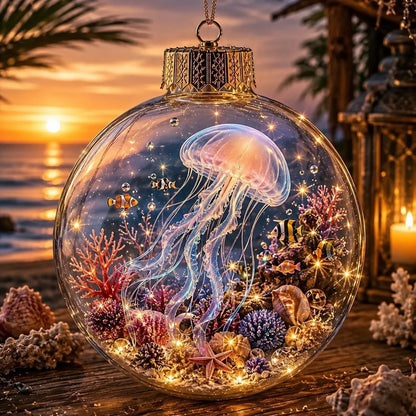 Lighted Ocean Animal Diorama Ornament